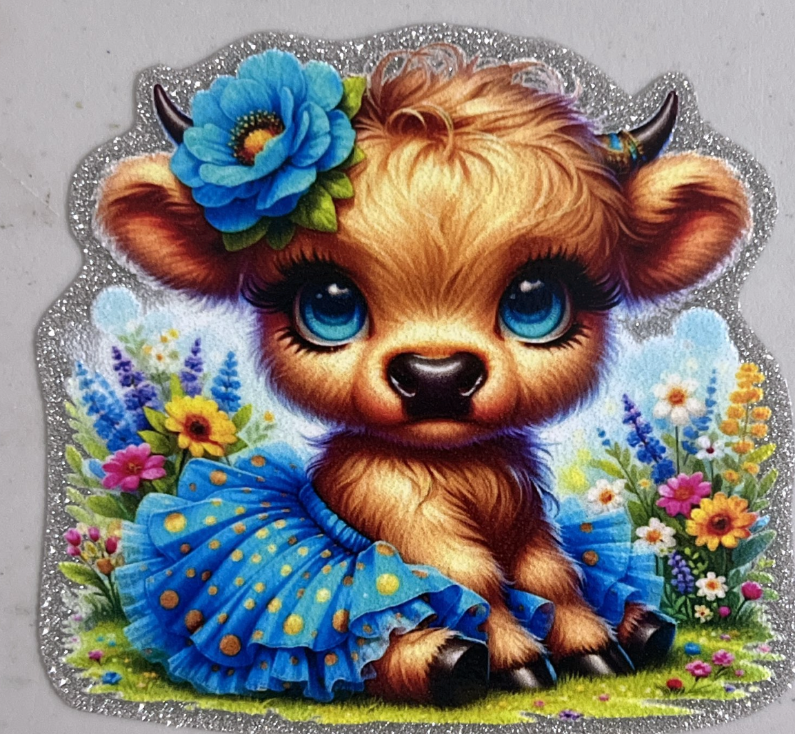 #A Highland Cow 16 oz or smaller