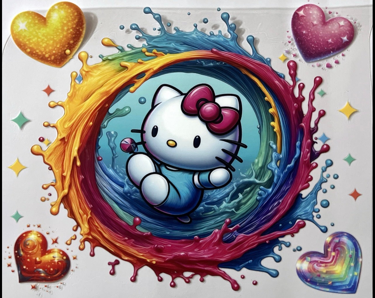 Hello Kitty paint/24 ounce wrap