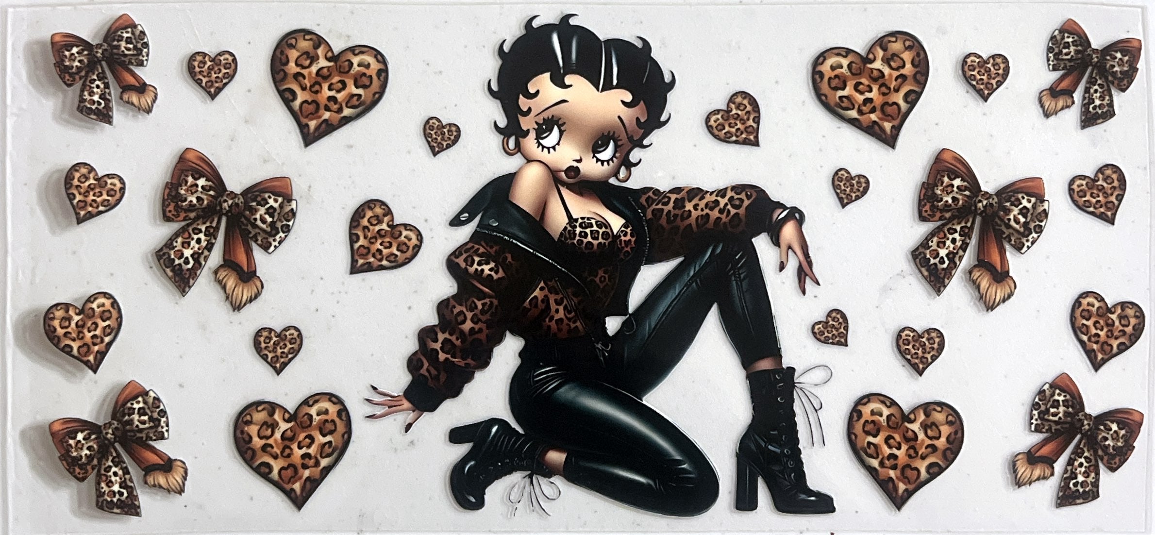 #A Betty Boop leopard