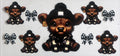 #A Highland cow black hat