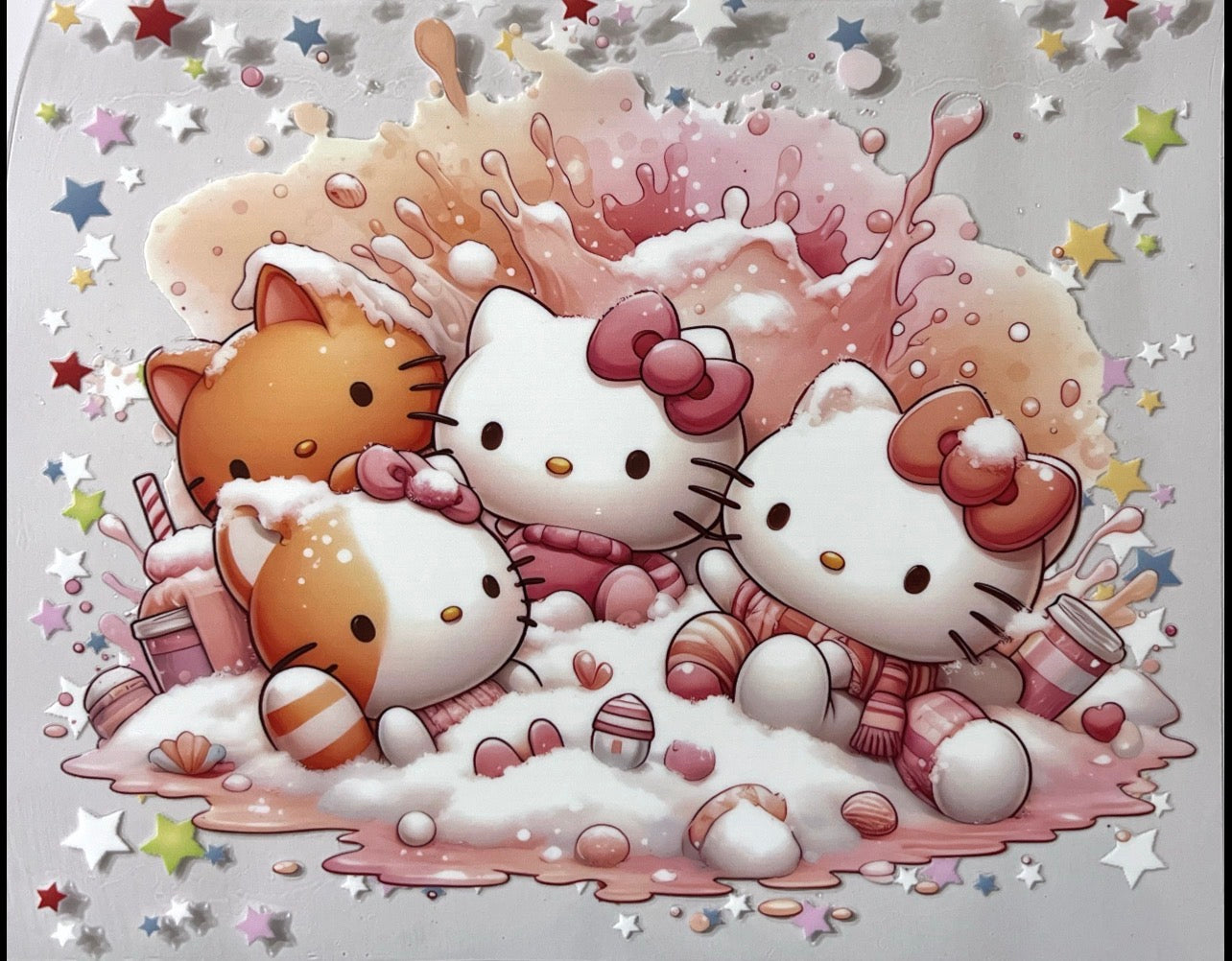 Hello Kitty, confetti 24 ounce wrap