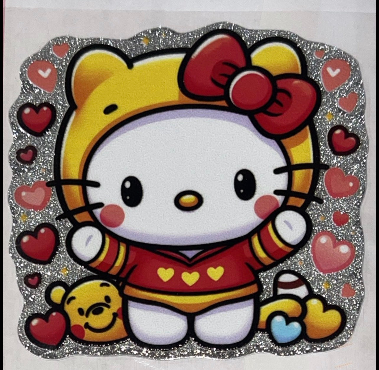 Hello Kitty Rainbow multiple choices swipe left small decals