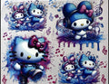 Hello Kitty music notes 24 ounce wrap