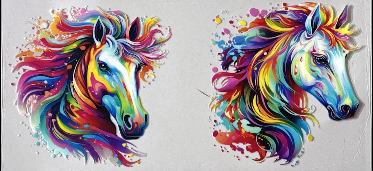 Rainbow horse