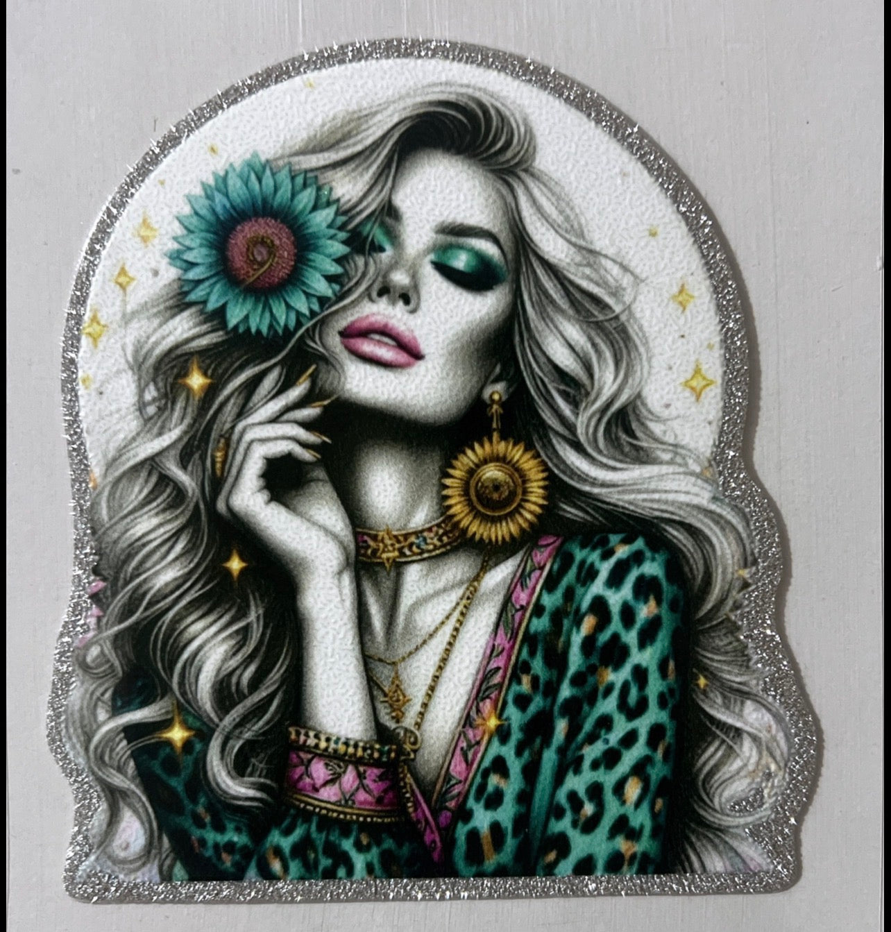 #5 Tattoo Girl Small decal
