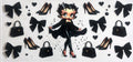 #A Betty Boop Black