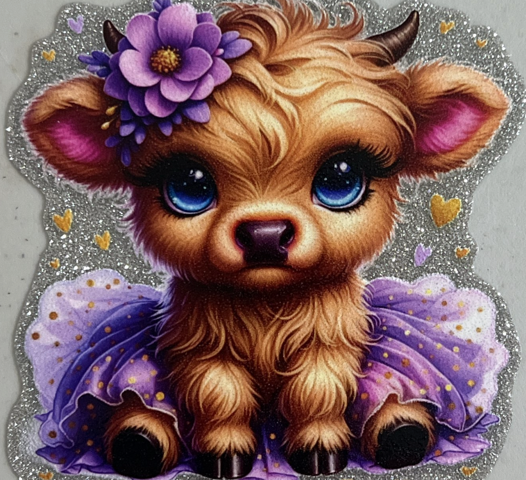 #A Highland Cow 16 oz or smaller