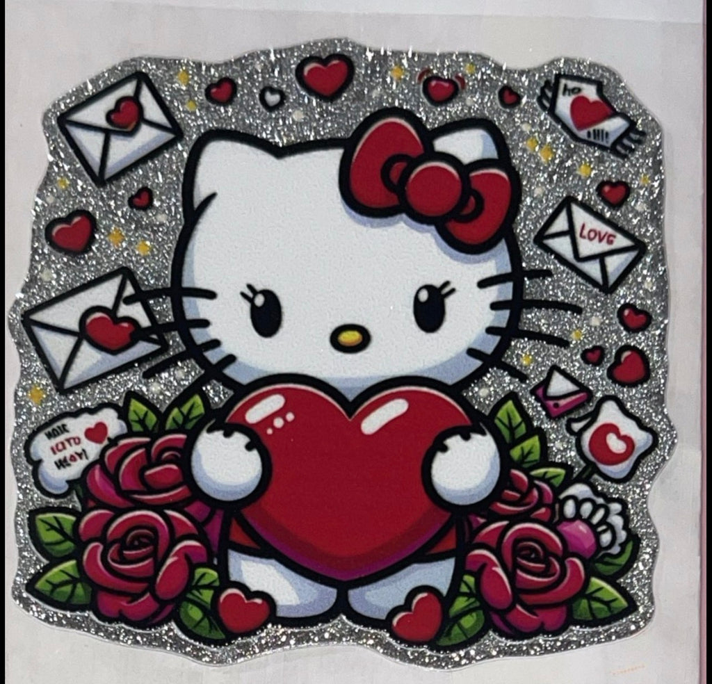 Hello Kitty Rainbow multiple choices swipe left small decals
