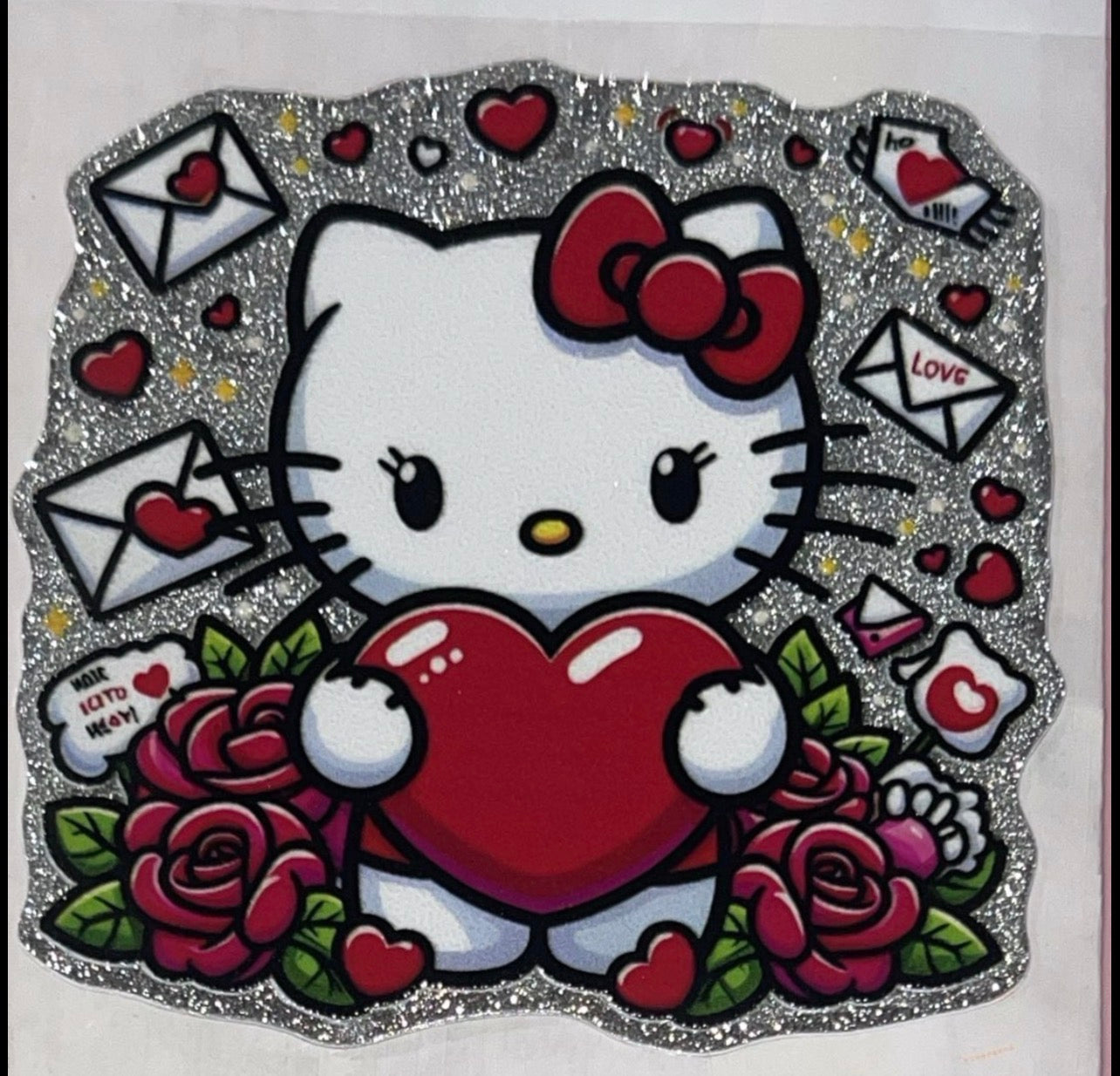 Hello Kitty Rainbow multiple choices swipe left small decals