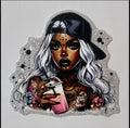 #2 Tattoo Girl Small decal