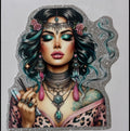 #8 Tattoo Girl Small decal
