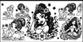 #Black and White Tiana