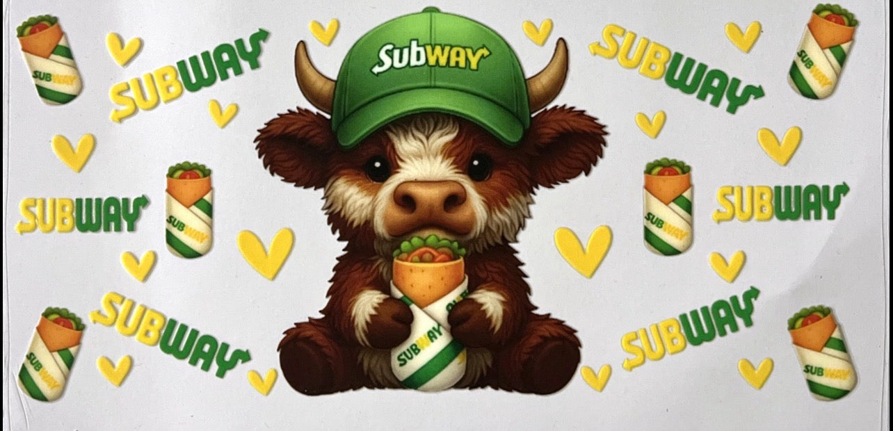 #Highland Cow Subway